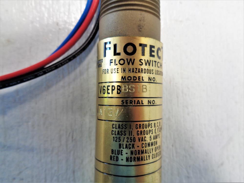 W.E. Anderson 1/2" NPT Bronze Flotect Flow Switch V6EPBBS1B